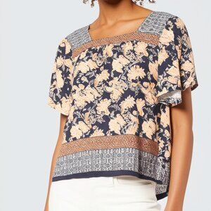Alchemy Thread Top Size Large Peasant Blouse Prairie Coquette Boho Milkmaid